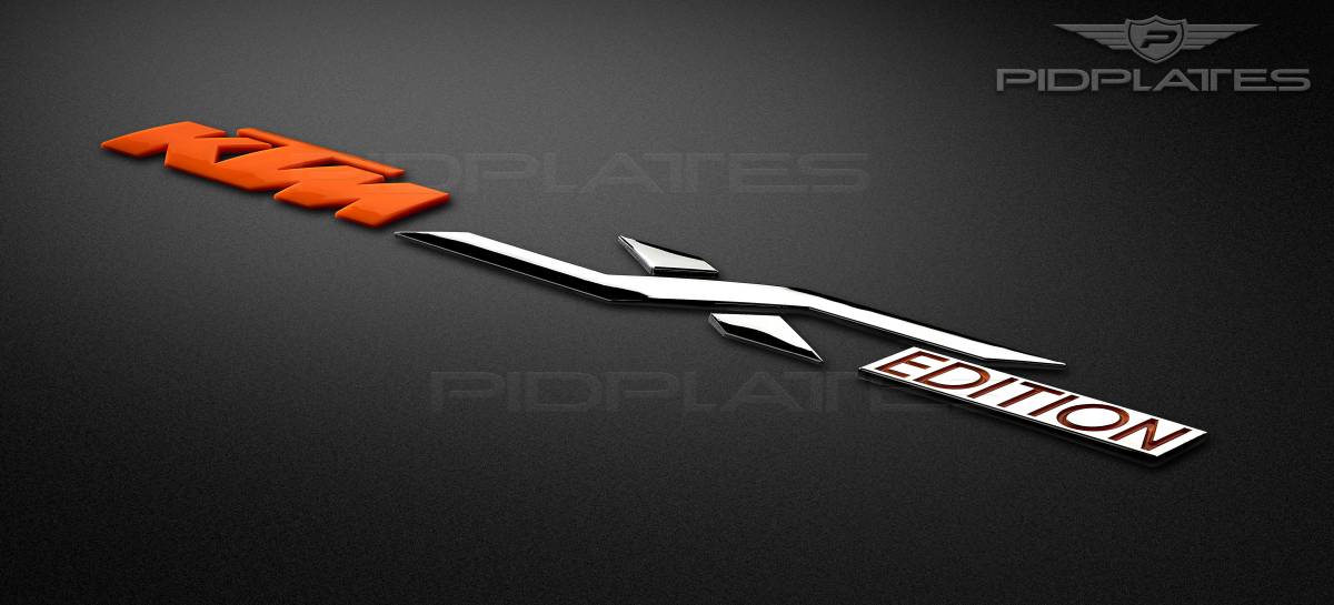 Custom made 3D Metal Emblem of Group 32 in grey