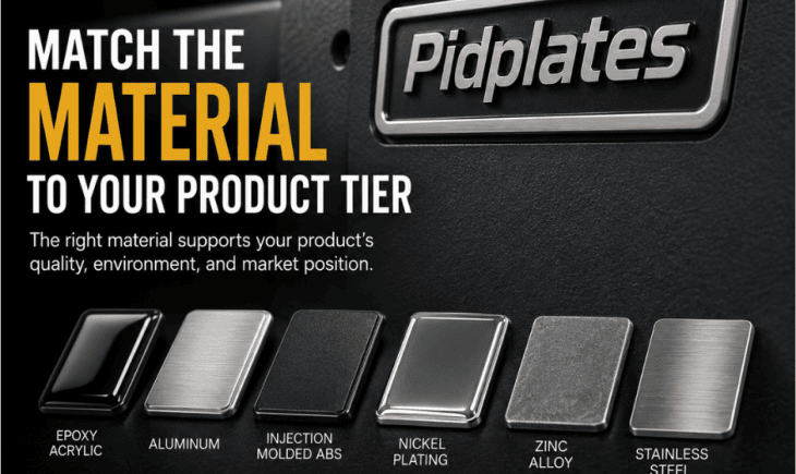 Custom 3D emblems in different materials and finishes by PidPlates